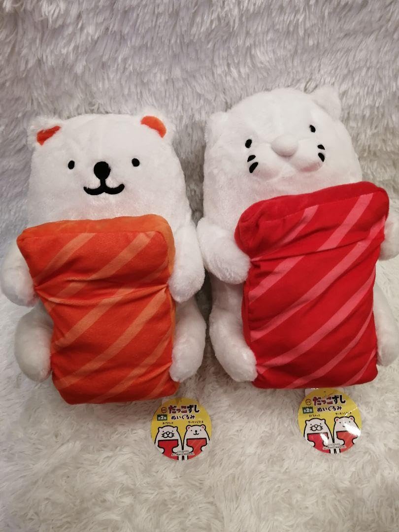 ゆるっと回転寿司パラダイス展限定　ぬいぐるみ４点セット　新品未開封 しろたん お歳暮マスコットセット ぬいぐるみ 8個セット